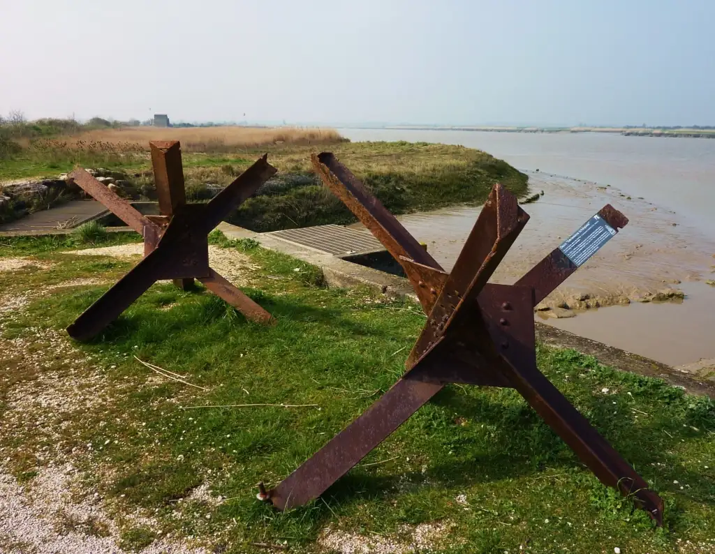 Czech Hedgehog anti-tank barrier